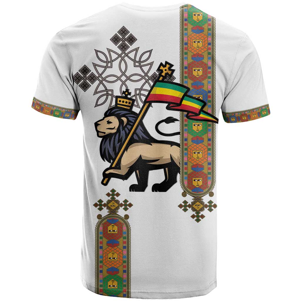 Ethiopia Saba Kemis T shirt Lion Of Judah LT15