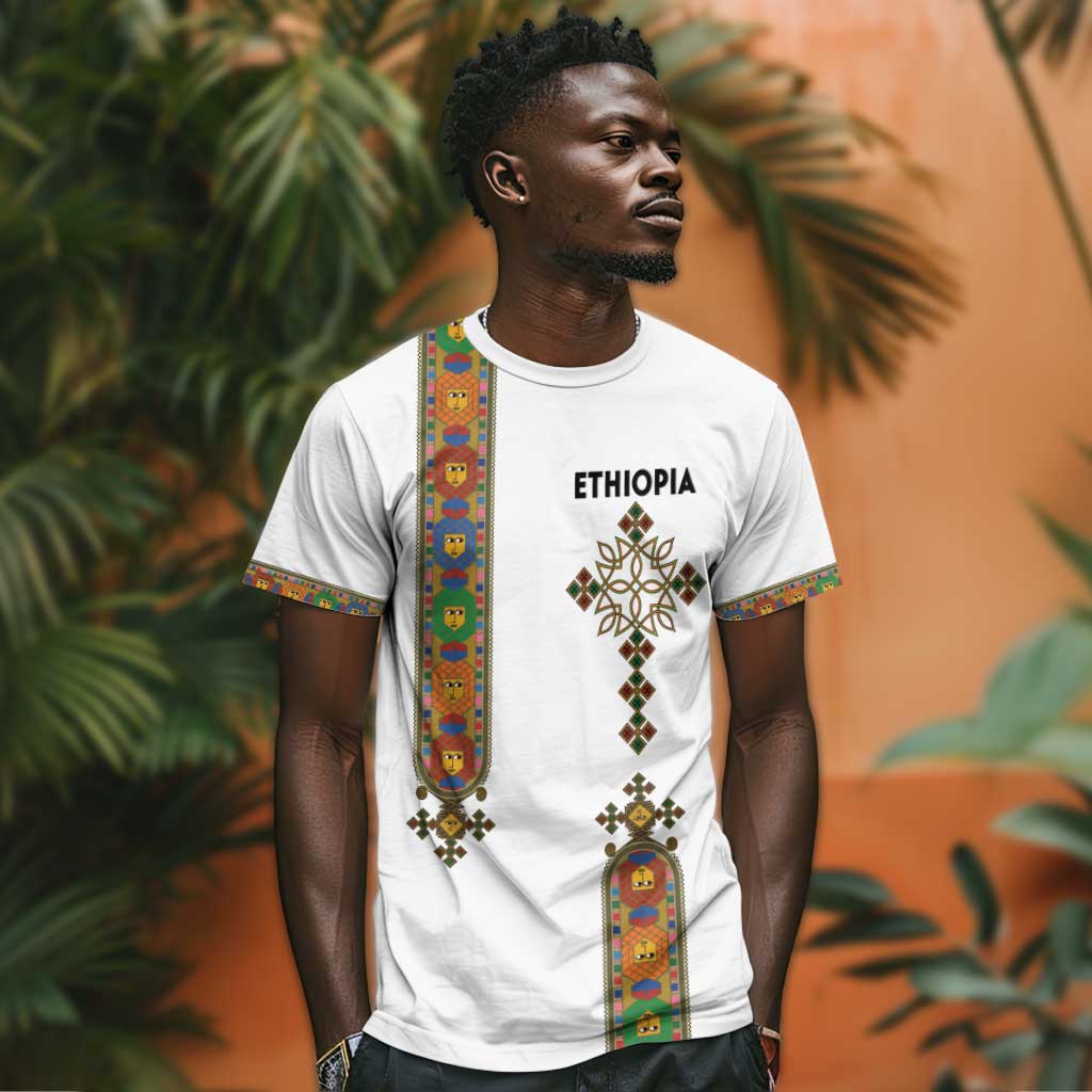 Ethiopia Saba Kemis T shirt Lion Of Judah LT15