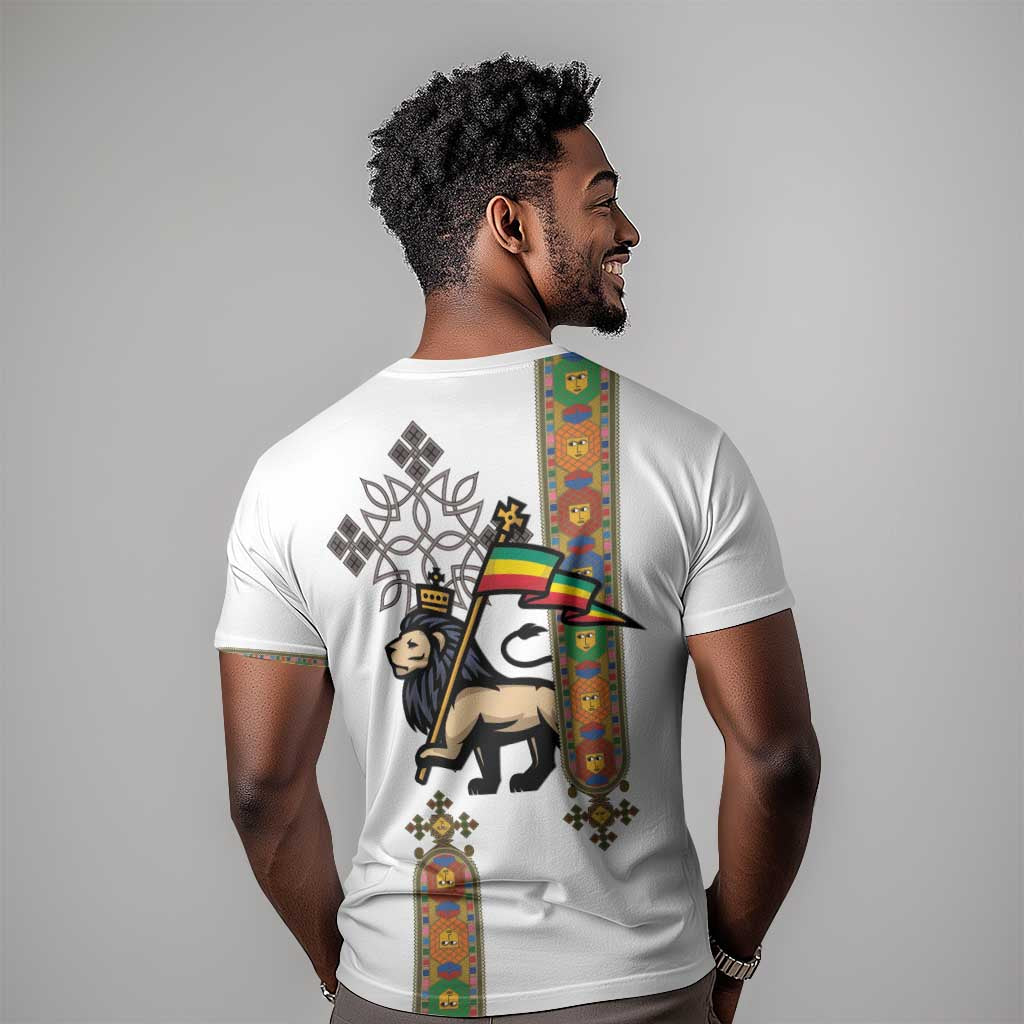 Ethiopia Saba Kemis T shirt Lion Of Judah LT15