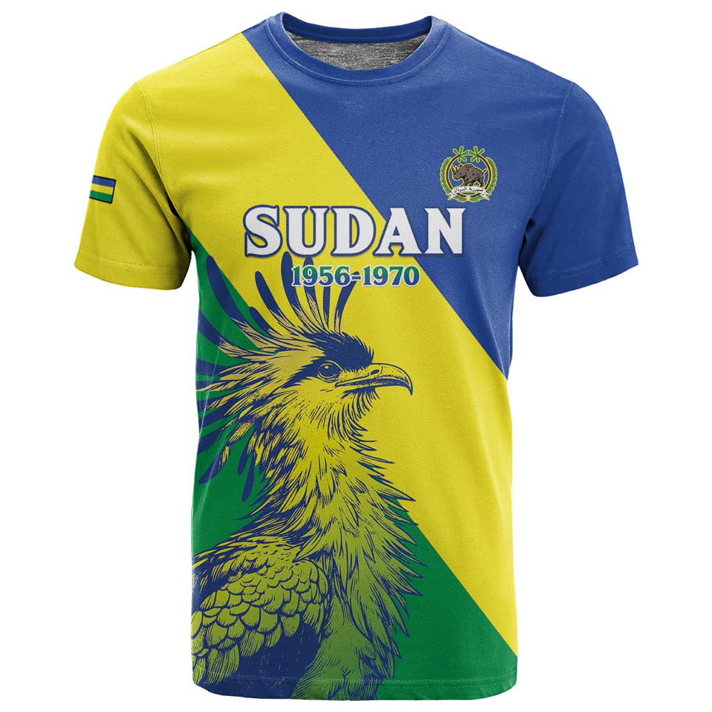Personalized Sudan T shirt Coat Of Arms 1956-1970 LT15