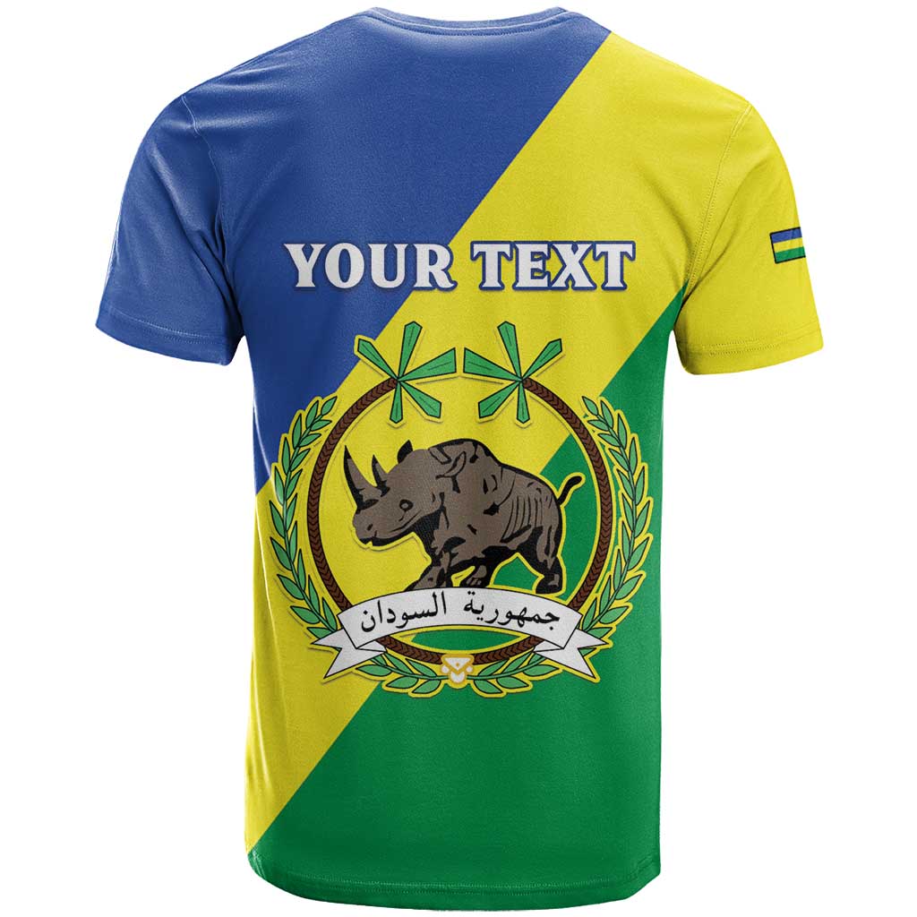 Personalized Sudan T shirt Coat Of Arms 1956-1970 LT15