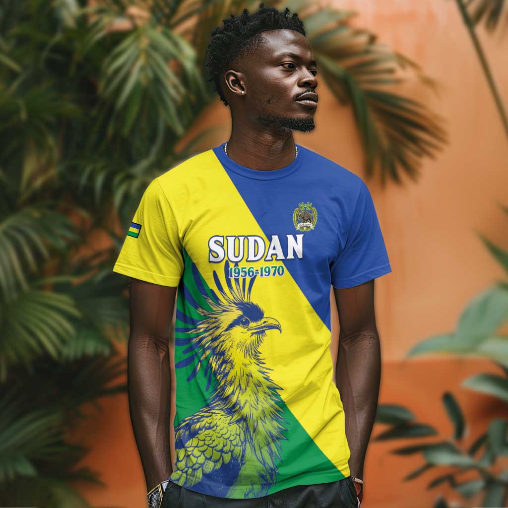 Personalized Sudan T shirt Coat Of Arms 1956-1970 LT15