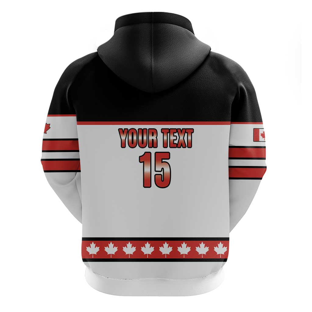 Custom Canada Ice Hockey Hoodie Go Team Canada LT15