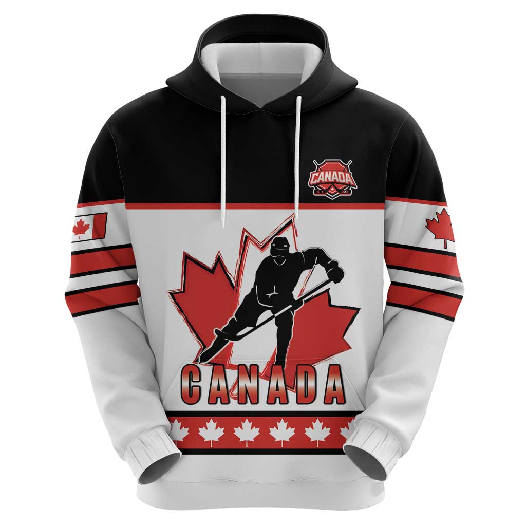 Custom Canada Ice Hockey Hoodie Go Team Canada LT15