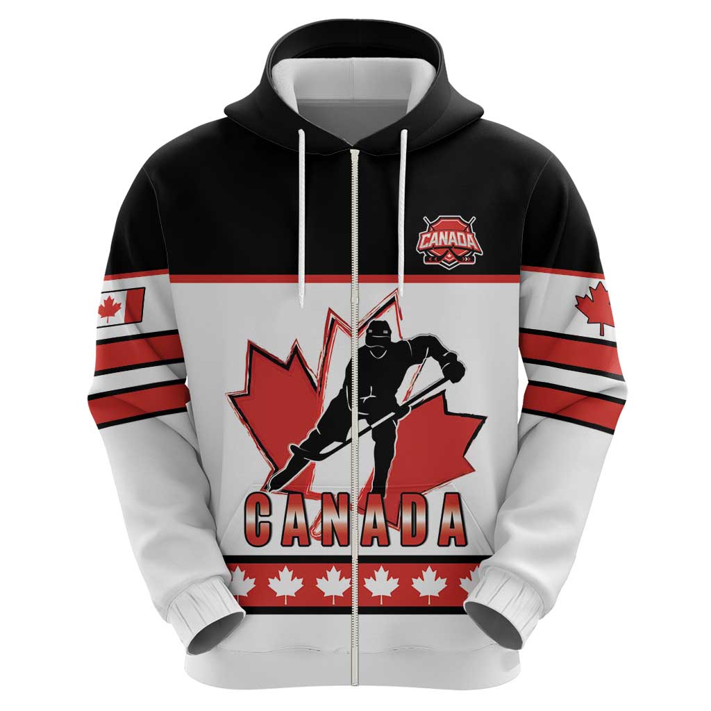 Custom Canada Ice Hockey Hoodie Go Team Canada LT15