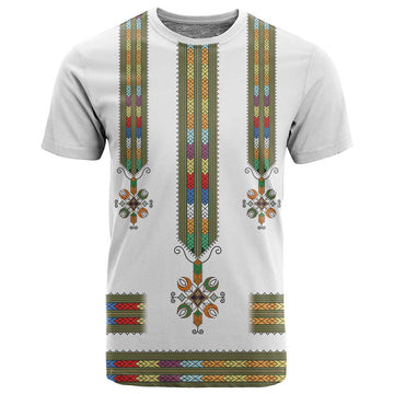 Ethiopia T shirt Ethiopian Traditional Habesha Style LT15