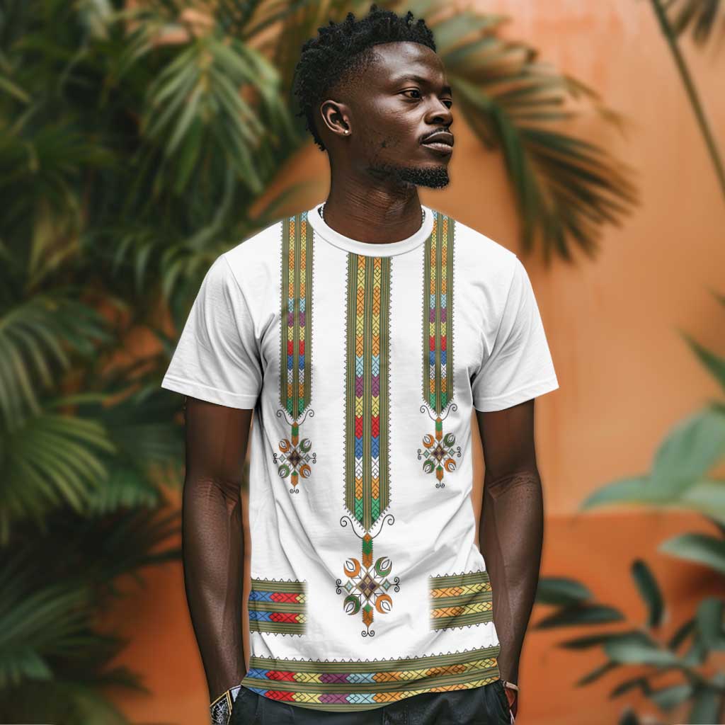 Ethiopia T shirt Ethiopian Traditional Habesha Style LT15