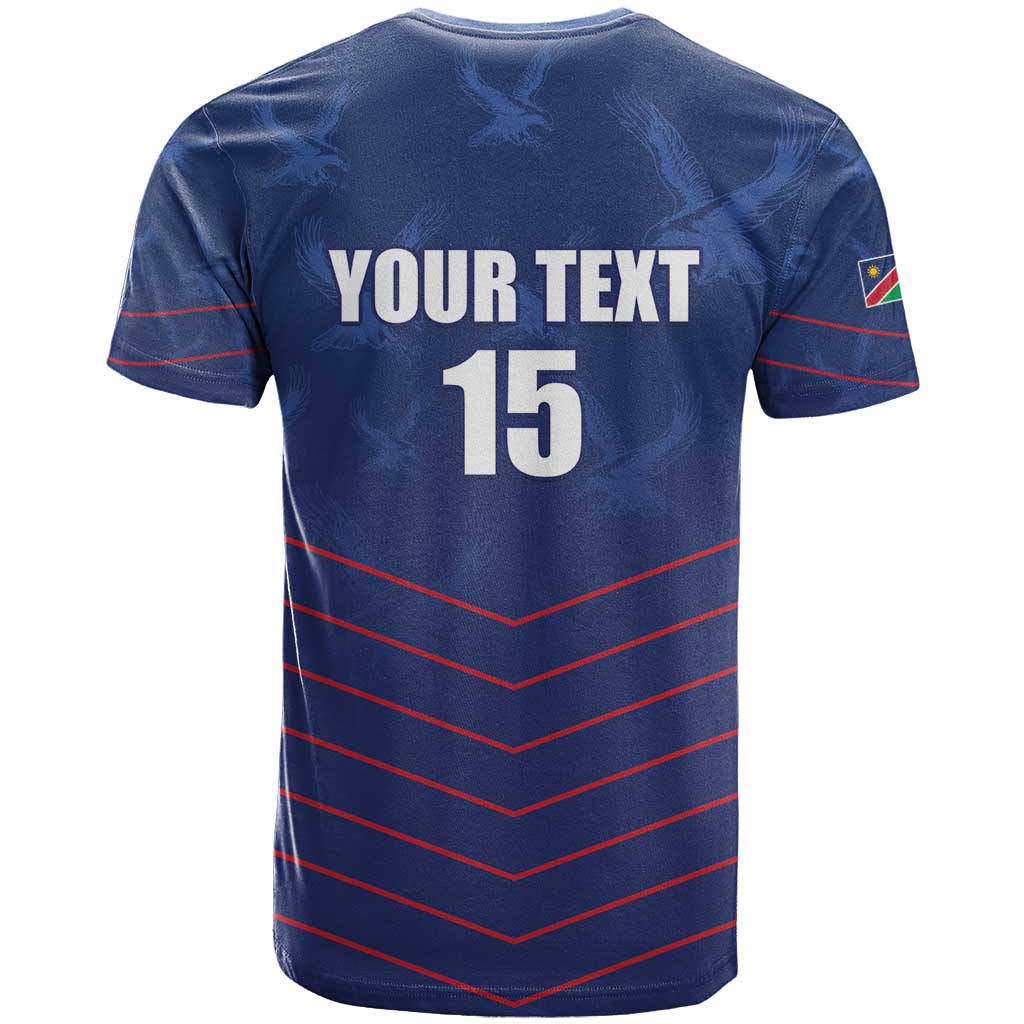Custom Namibia Cricket T shirt Go Champions LT15