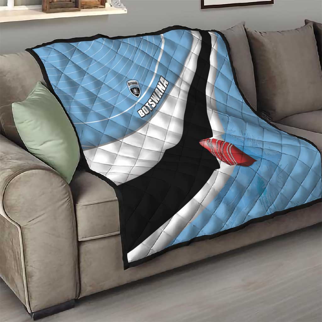 Botswana Cricket Quilt Go Champions Baggy Blues LT15
