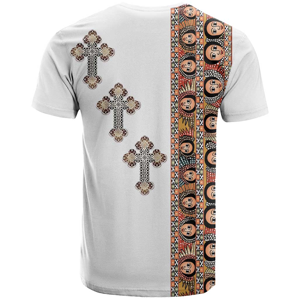 Ethiopia Angels Tilet With Cross T shirt LT15