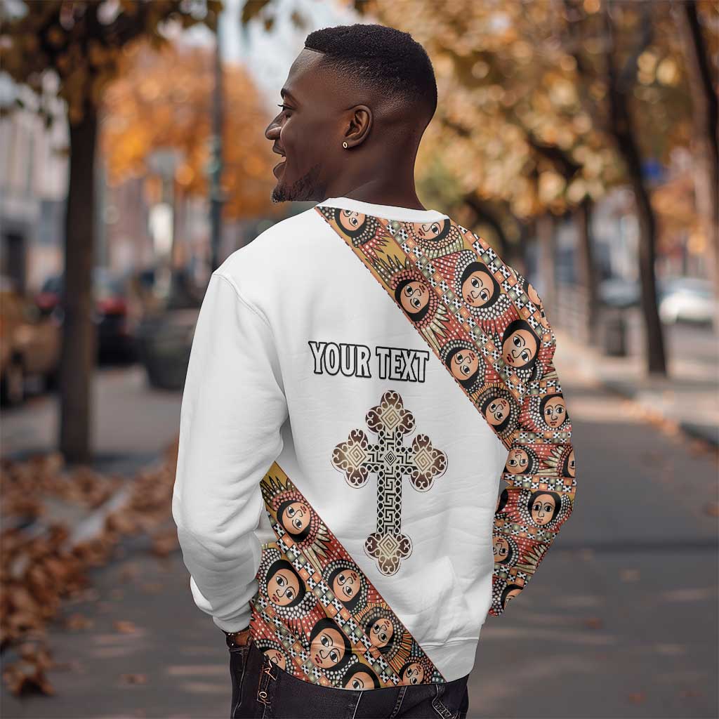 Personalized Ethiopia Sweatshirt Ethiopian Orthodox Church Angel LT15