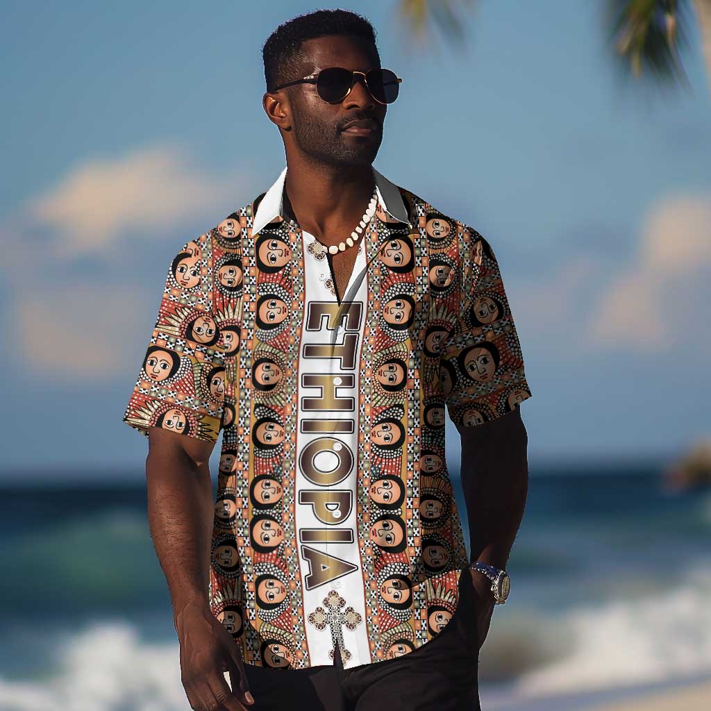 Personalized Ethiopia Hawaiian Shirt Ethiopian Tewahedo Angel Orthodox LT15
