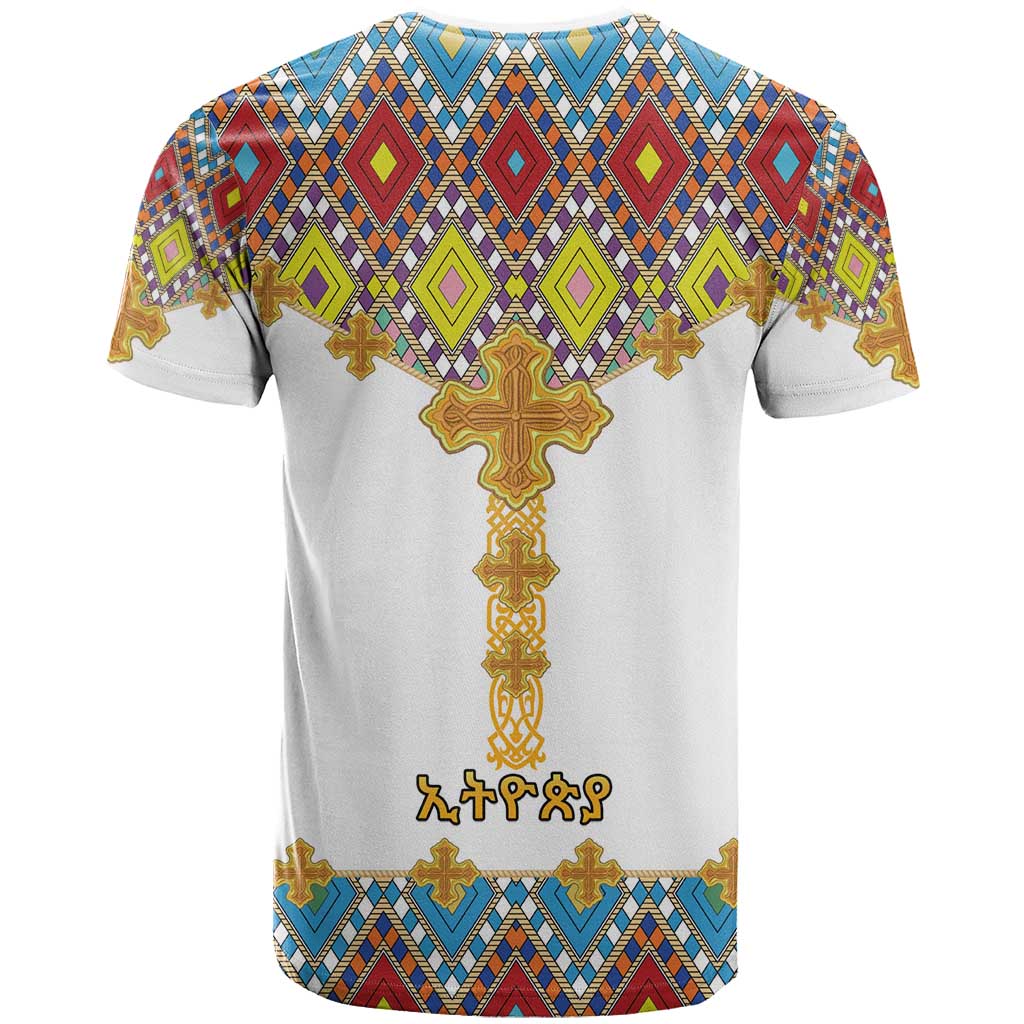 Happy Ethiopian Timkat T shirt Cross Mix Tilet Pattern LT15