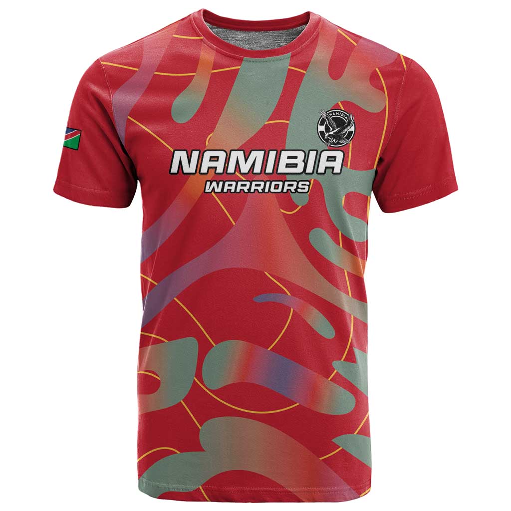 Afro Namibia Football Custom T shirt Go Namibia Warriors - Sporty Style LT15