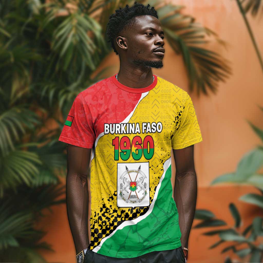 Personalized Happy Burkina Faso T shirt Independence Day - Bogolan Pattern LT15