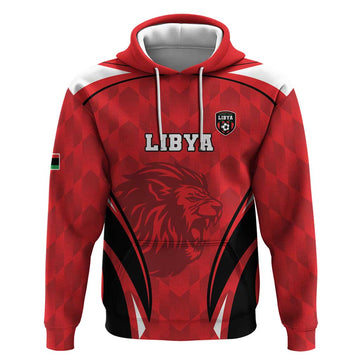 Custom Libya Football Hoodie Go Fursan al-Mutawasit LT15