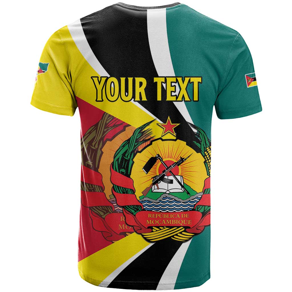 Personalized Mozambique Independence Day T shirt Coat Of Arms - Flag Style LT15