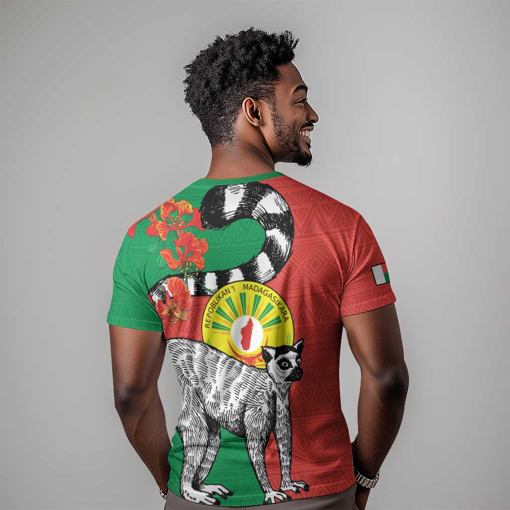 Happy Madagasikara Independence Day T shirt Ring-Tailed Lemur With Seal LT15