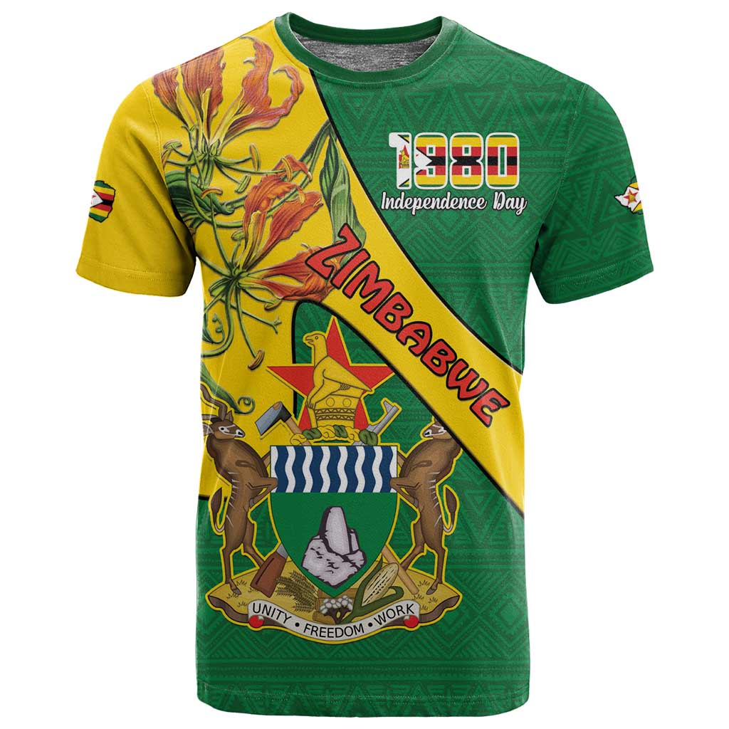 Personalised Proudly Zimbabwe T shirt Happy Independence Day LT15
