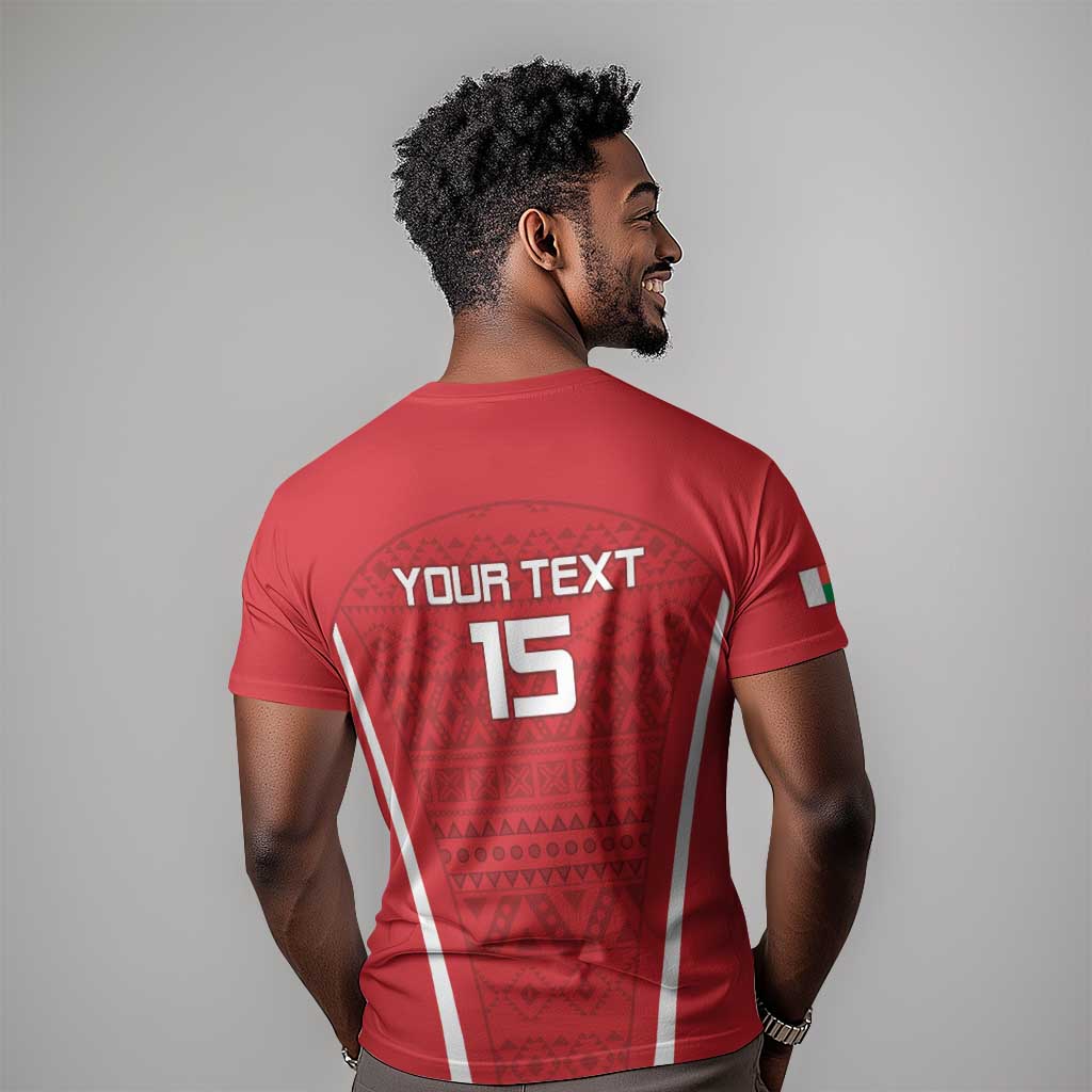 Custom Madagascar Football T shirt Go Champions LT15