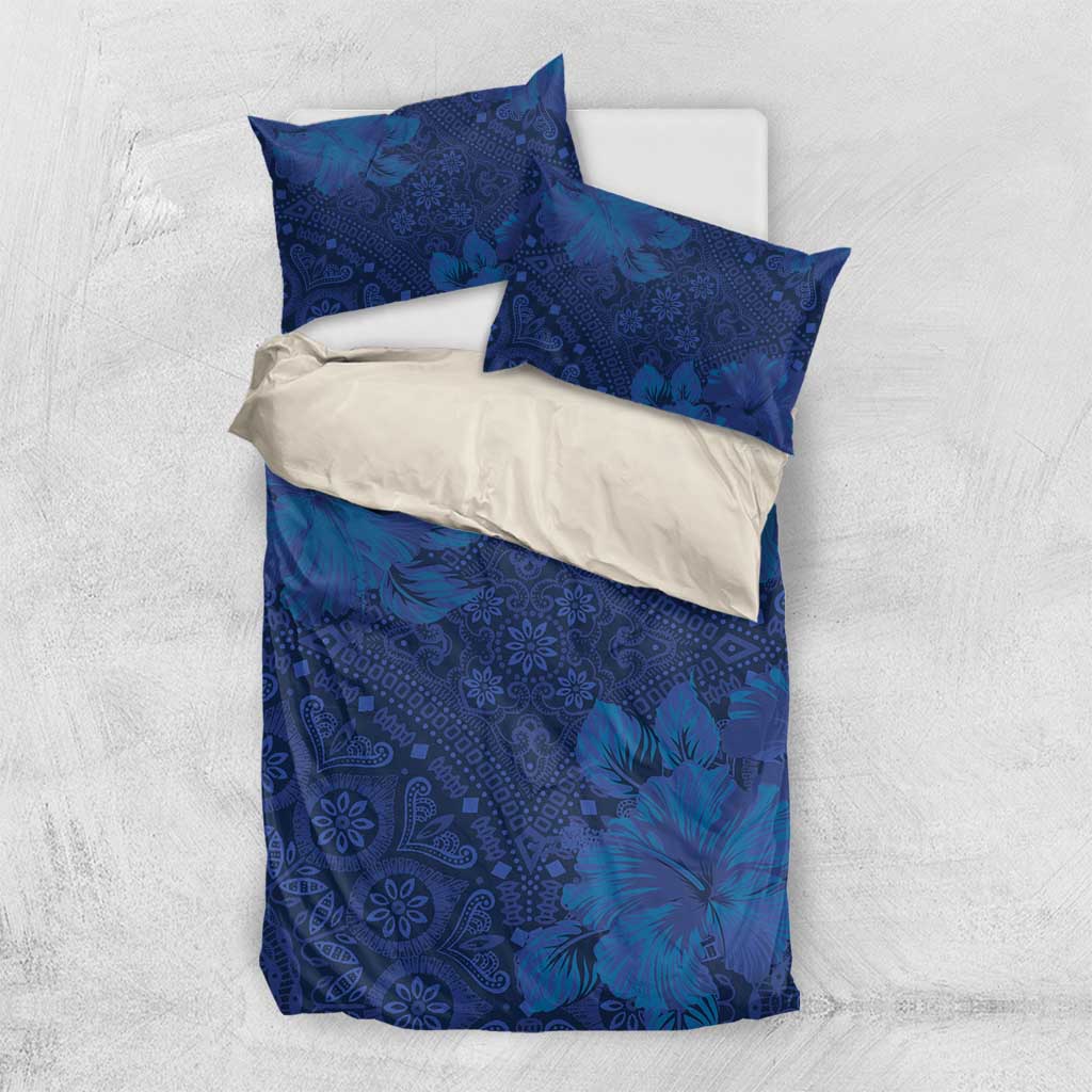 Afro Hibiscus Tropical Bedding Set ShweShwe African Pattern LT15