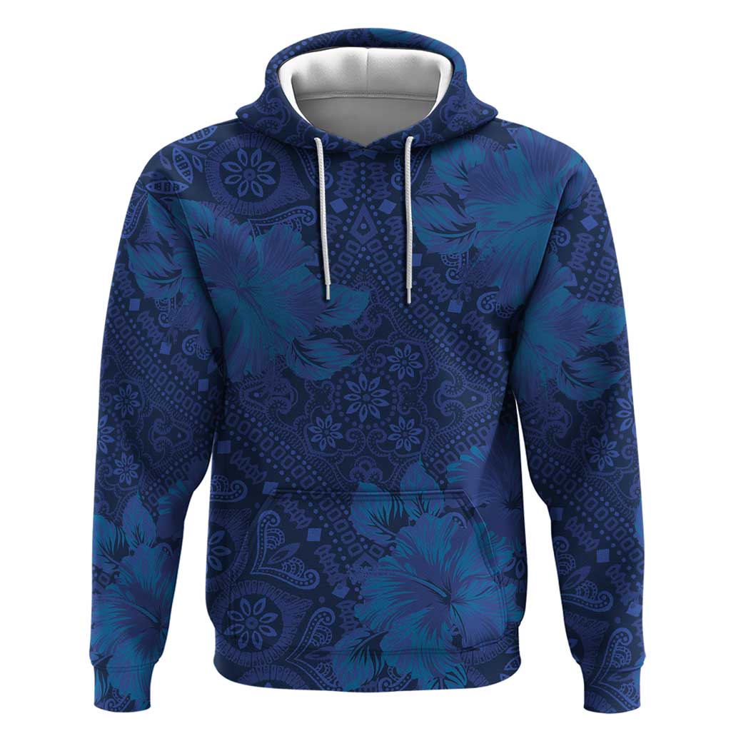 Hibiscus Mix ShweShwe African Pattern Hoodie LT15