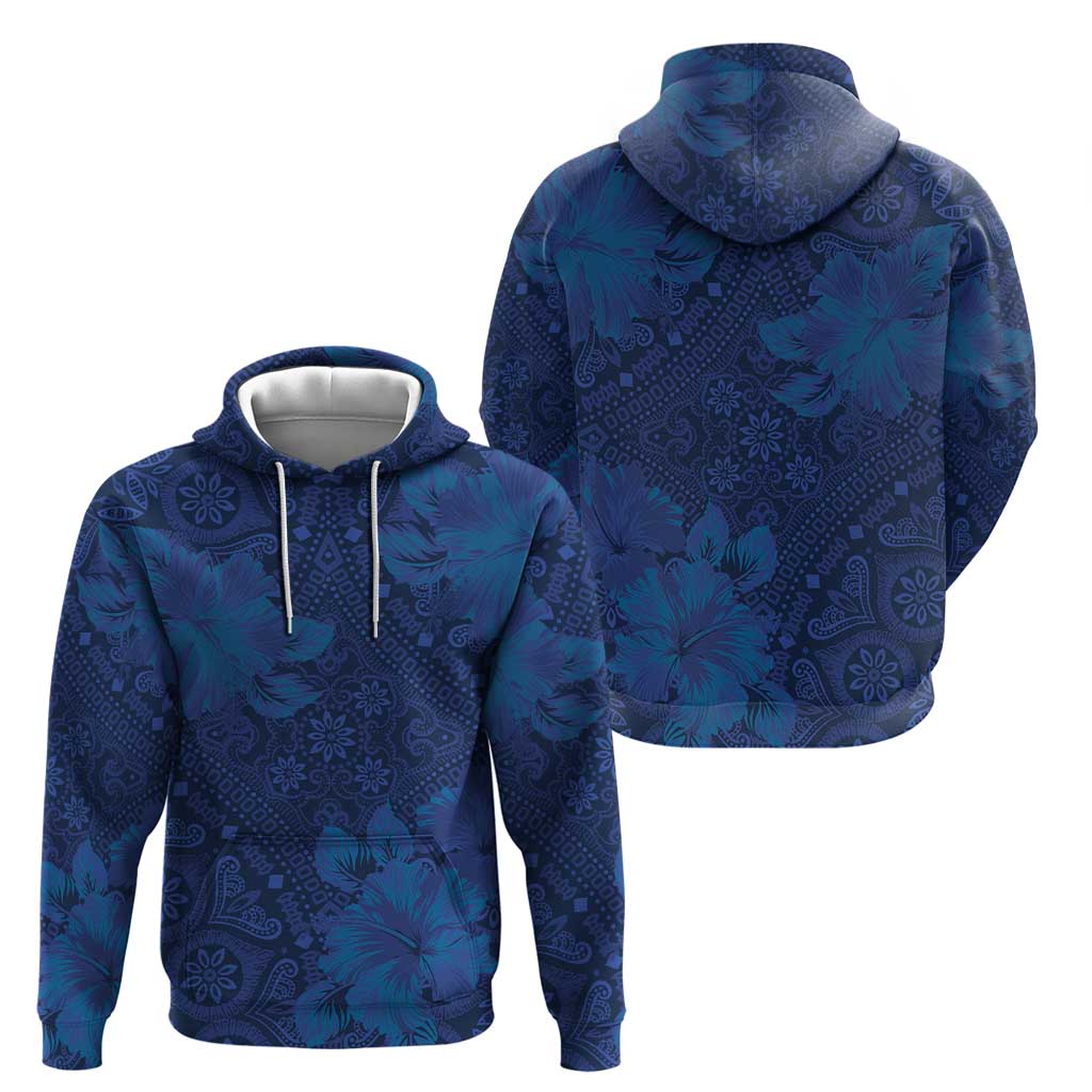 Hibiscus Mix ShweShwe African Pattern Hoodie LT15