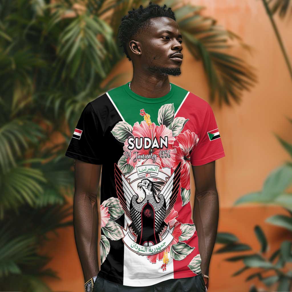 Personalized Afro Sudan T shirt Happy Independence Day LT15