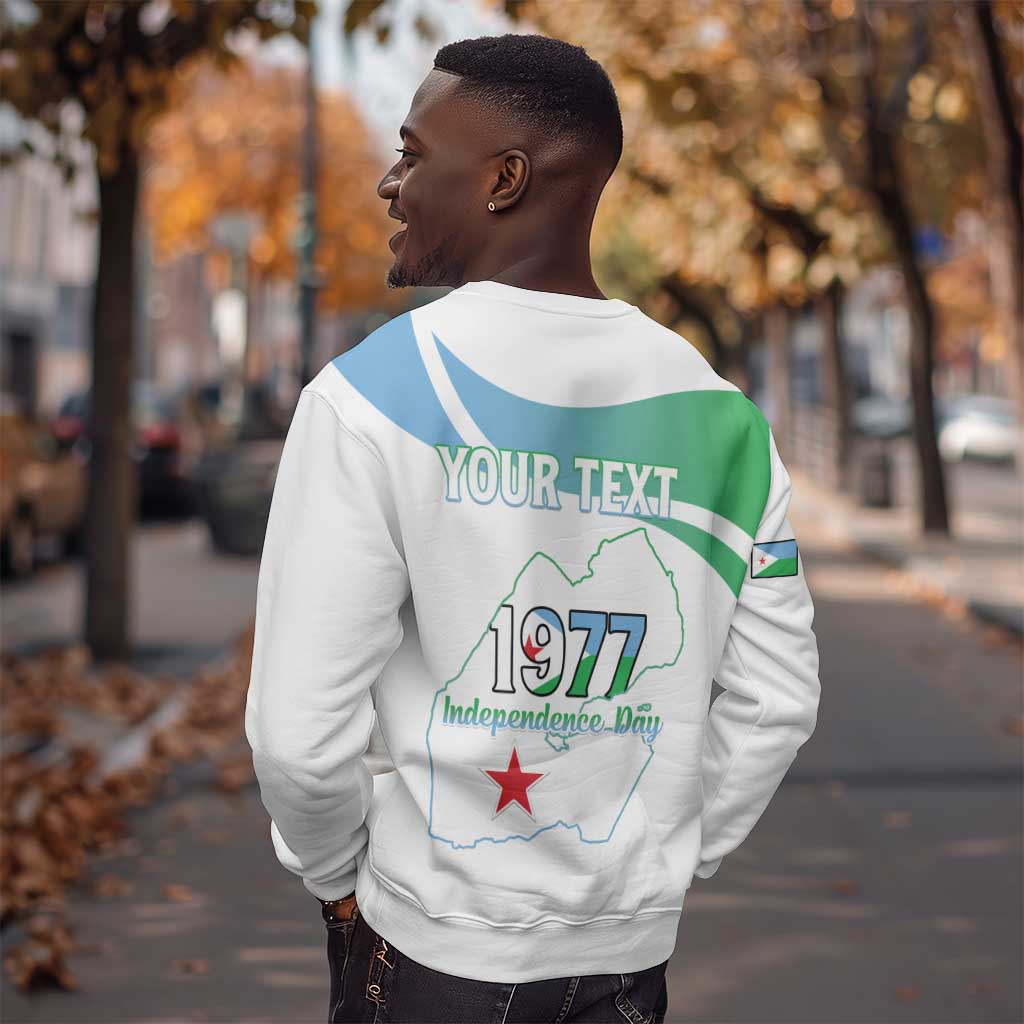 Personalized Happy Djibouti Sweatshirt Independence Day LT15