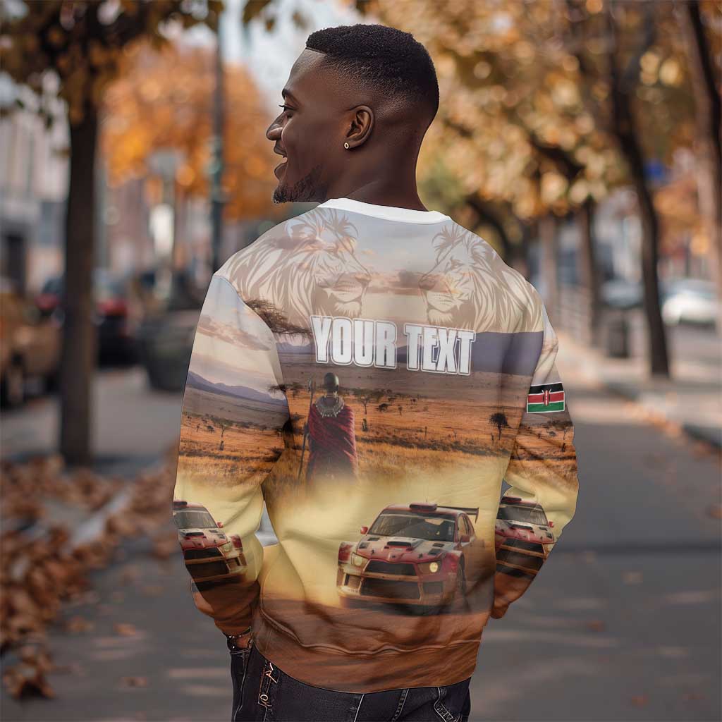 Personalized Kenya Safari Racing Car Sweatshirt Come On Kenyan LT15