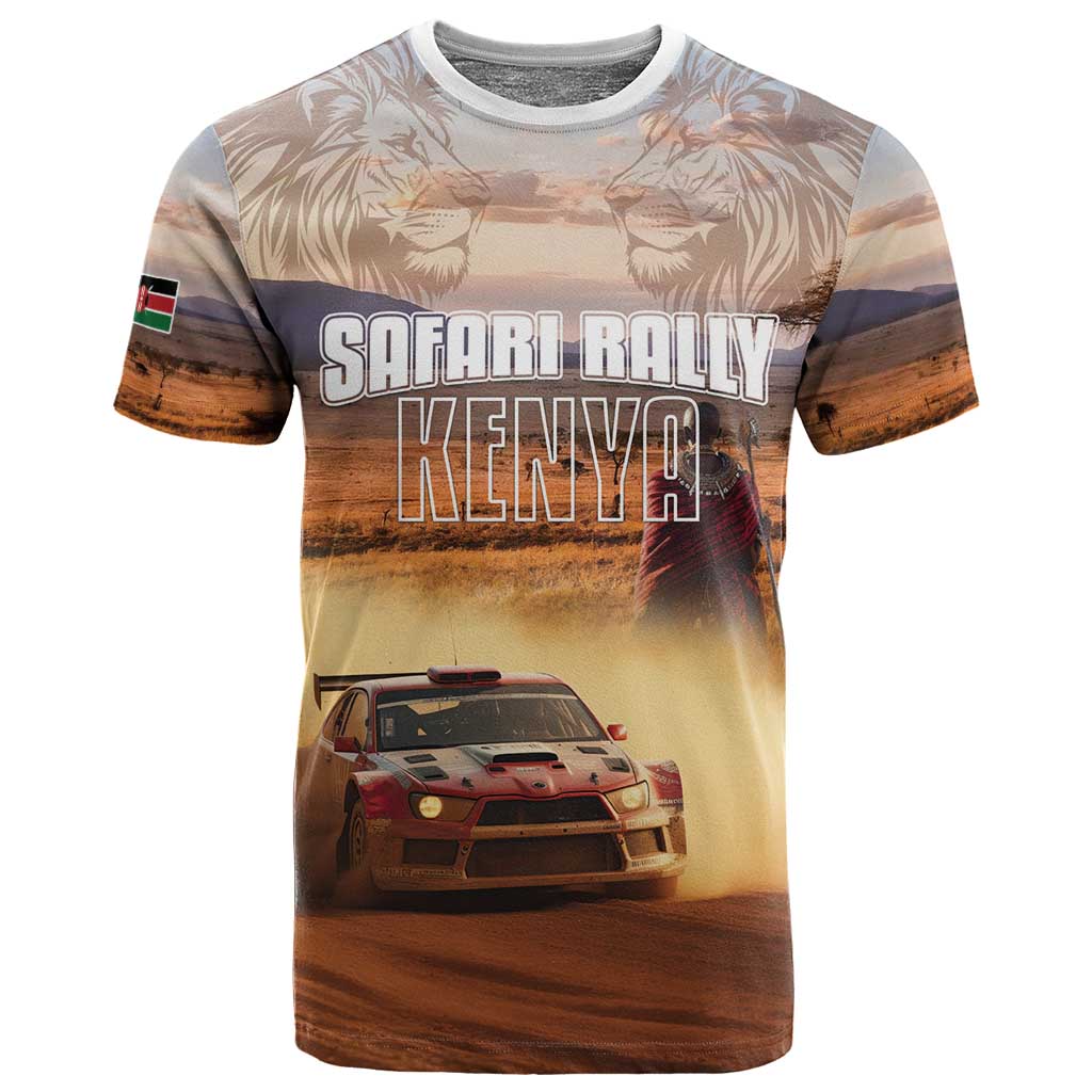 Personalized Kenya Safari Racing Car T shirt Come On Kenyan LT15