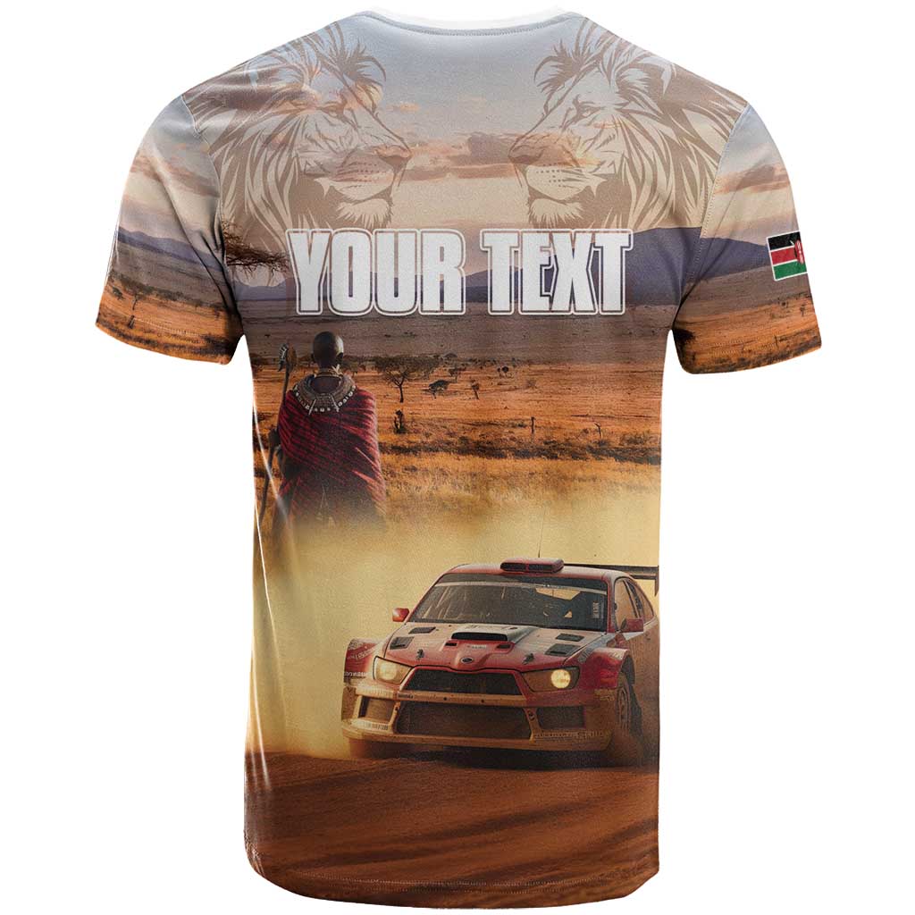 Personalized Kenya Safari Racing Car T shirt Come On Kenyan LT15