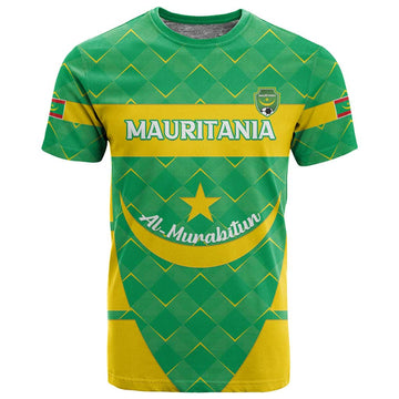 Custom Mauritania Beach Soccer 2025 T shirt Allez Al-Murabitun LT15