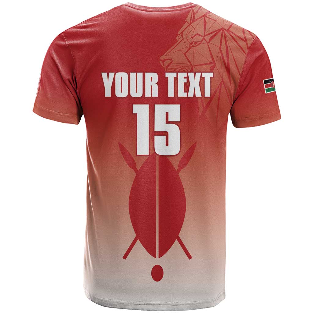 Kenya Football Custom T shirt Go Harambee Stars Go LT15