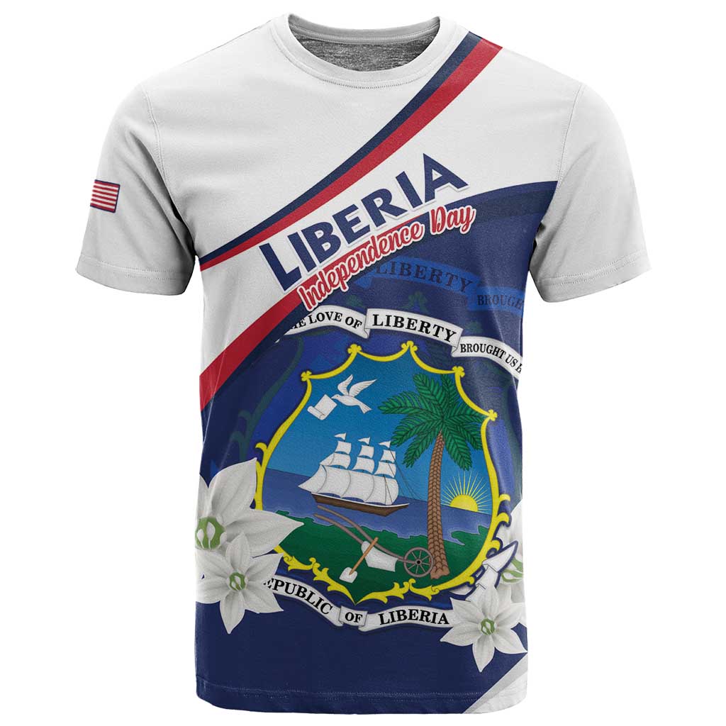 Personalized Happy Liberia Independence Day T shirt LT15
