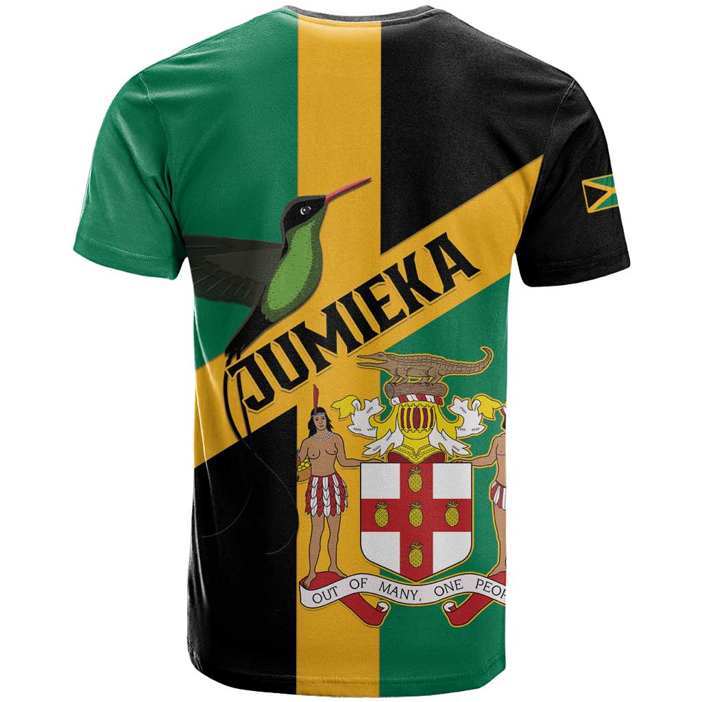 Happy Jumieka Independence Day T shirt Coat Of Arms Flag Style LT15