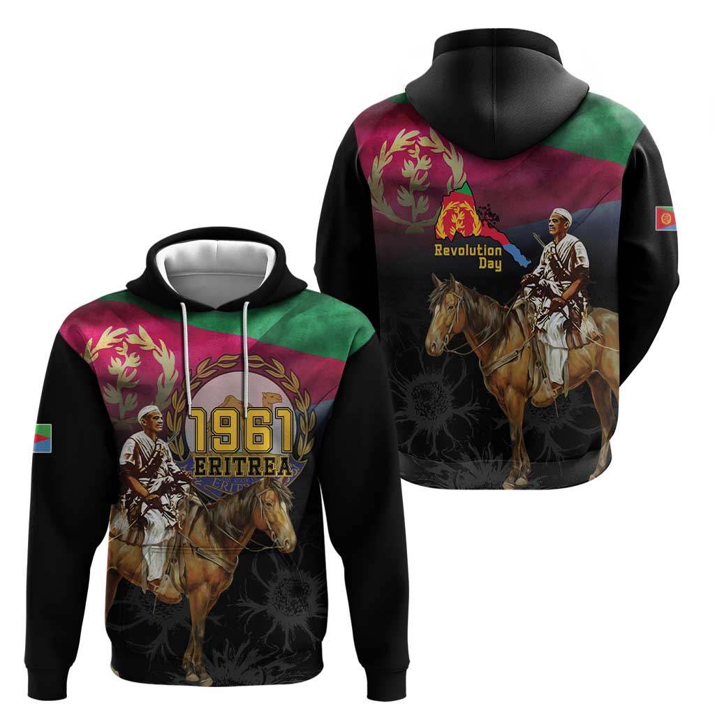 Happy Eritrea Revolution Day Hoodie Remember Hamid Idris Awate LT15