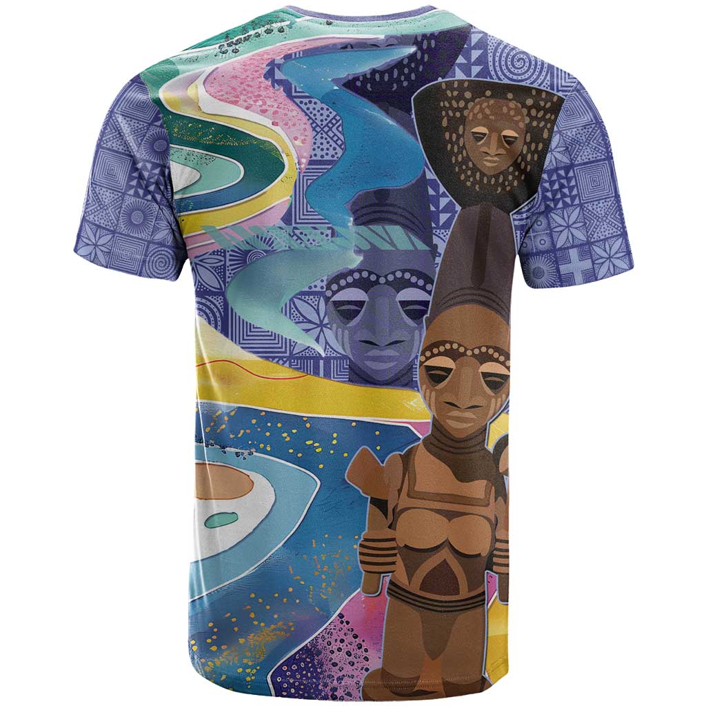 Nigeria Osun-Osogbo Festival T shirt Oshun God - Yoruba Pattern LT15