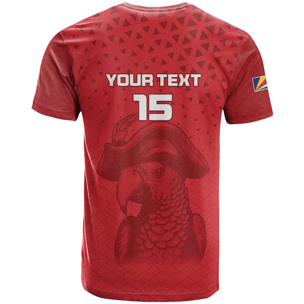 Custom Afro Seychelles Football T shirt Pirate Parrot LT15