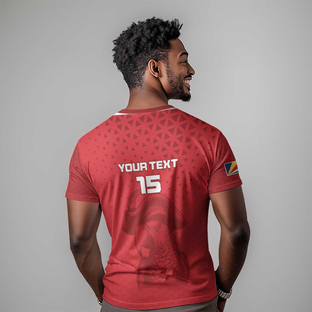 Custom Afro Seychelles Football T shirt Pirate Parrot LT15