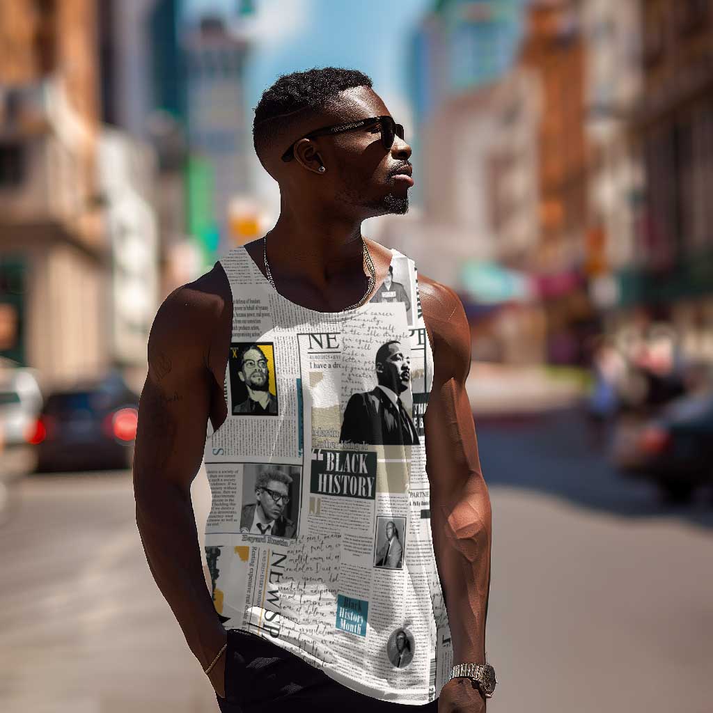 Civil Rights Leaders Men Tank Top African-American History Month LT15