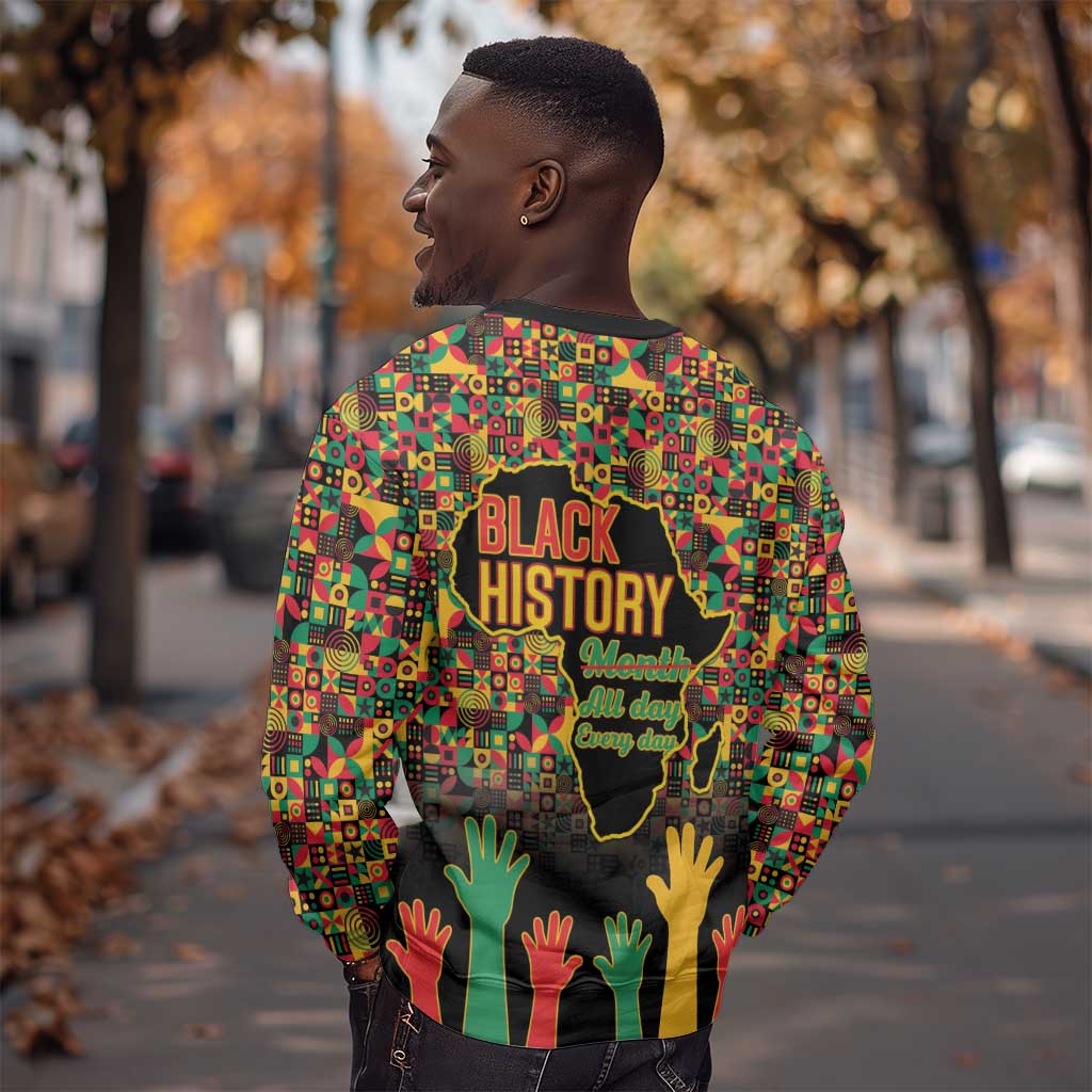 Black History Month Sweatshirt I'm Black And I'm Proud LT15