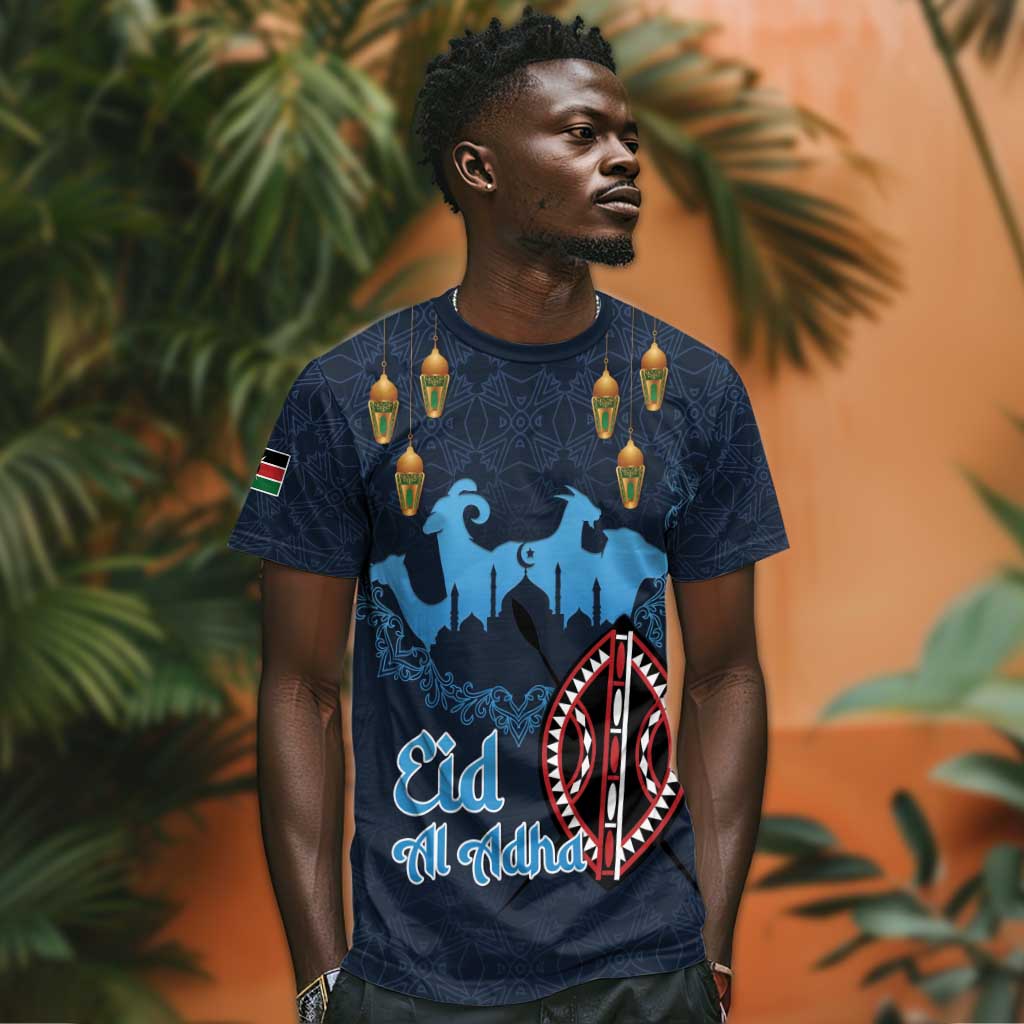 Happy Eid Al-Adha T shirt Kenya Mubarak LT15