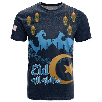 Happy Eid Al-Adha T shirt Algeria Mubarak LT15