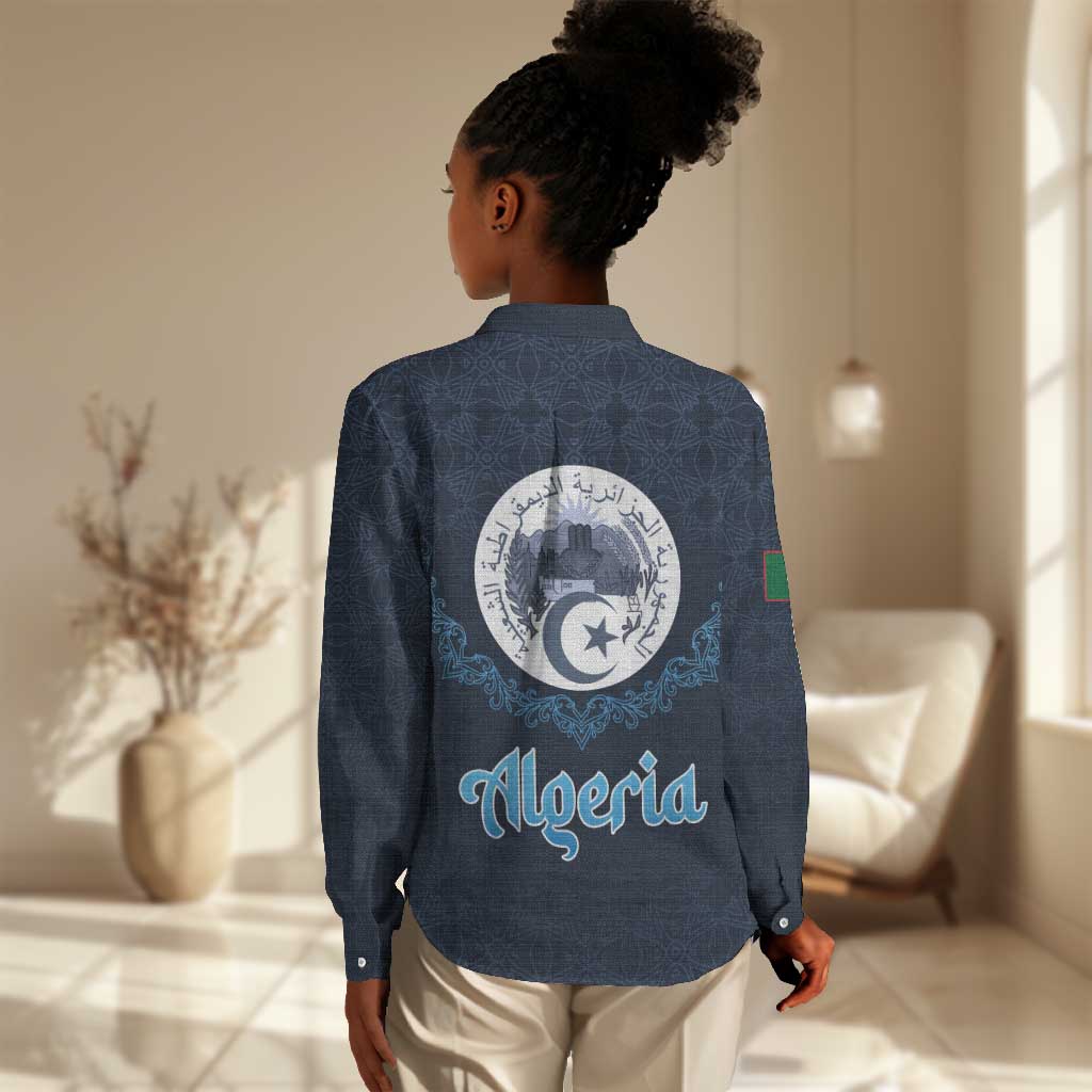 Happy Eid Al-Adha Women Casual Shirt Algeria Mubarak LT15