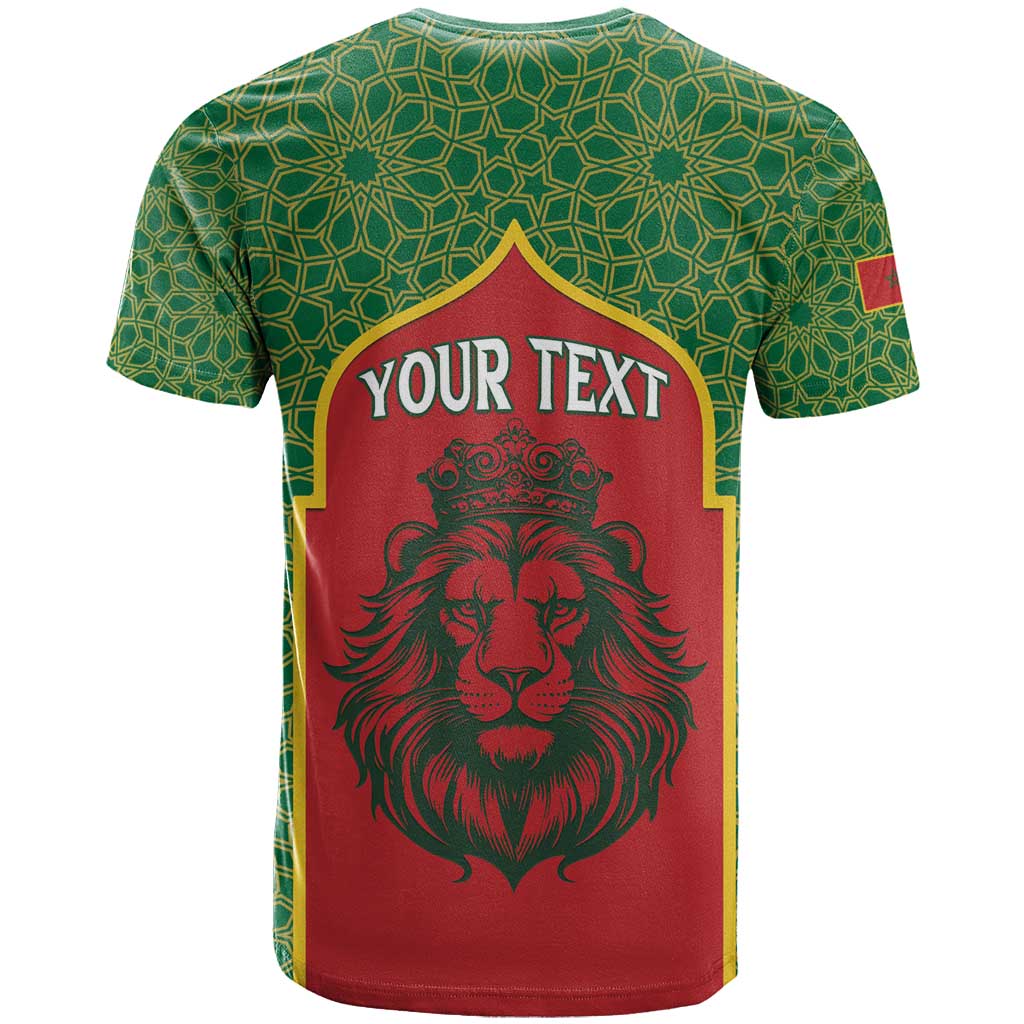 Personalized Morocco Fete du Trone T shirt King Lion LT15