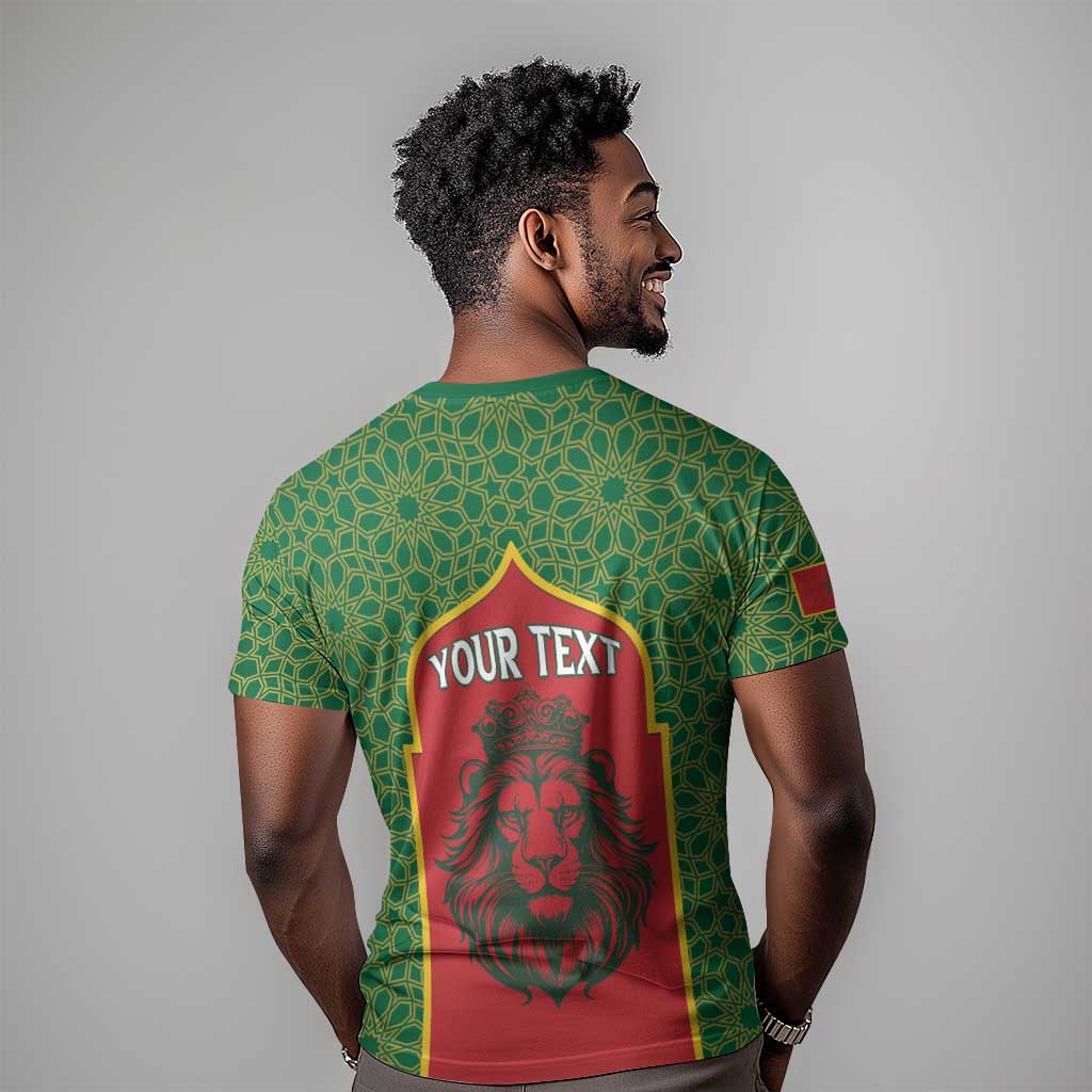 Personalized Morocco Fete du Trone T shirt King Lion LT15
