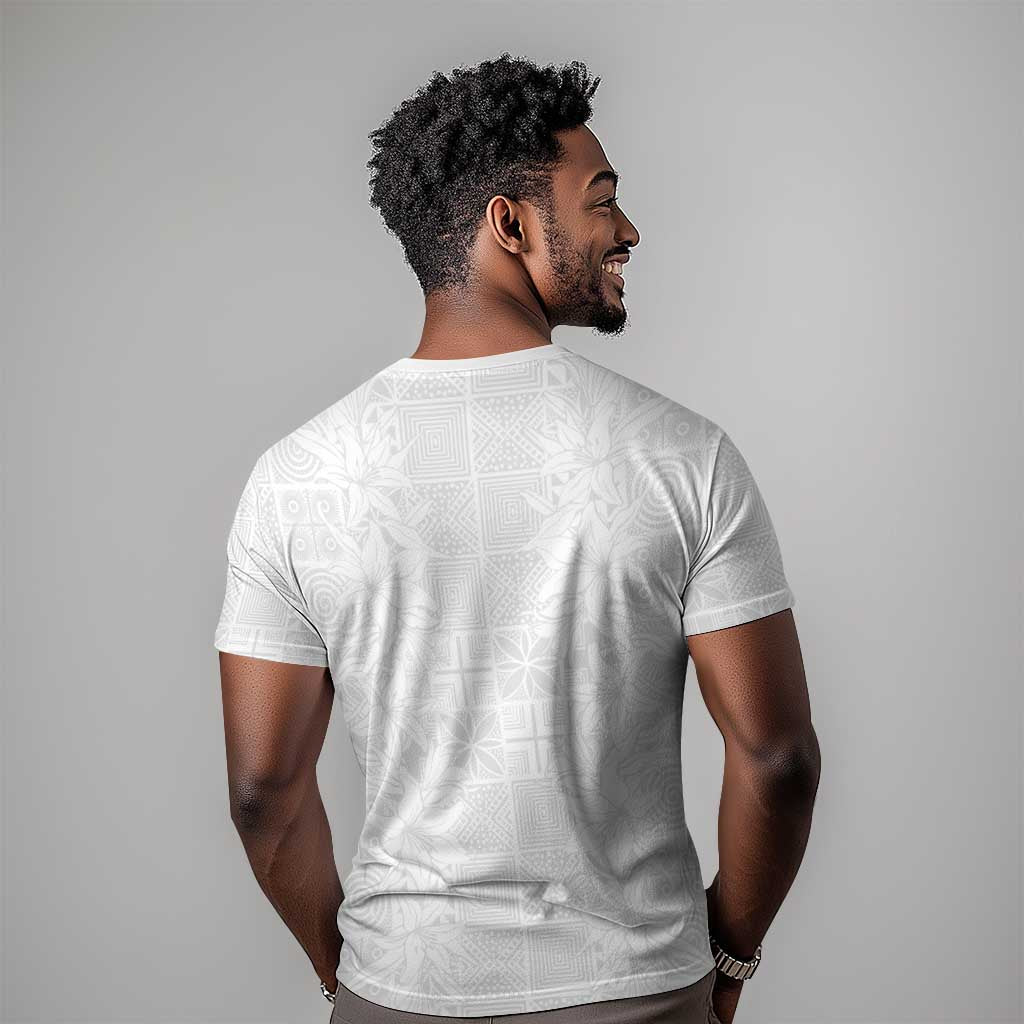 Nigeria Yoruba Osun-Osogbo Festival T shirt White Lily Lei LT15