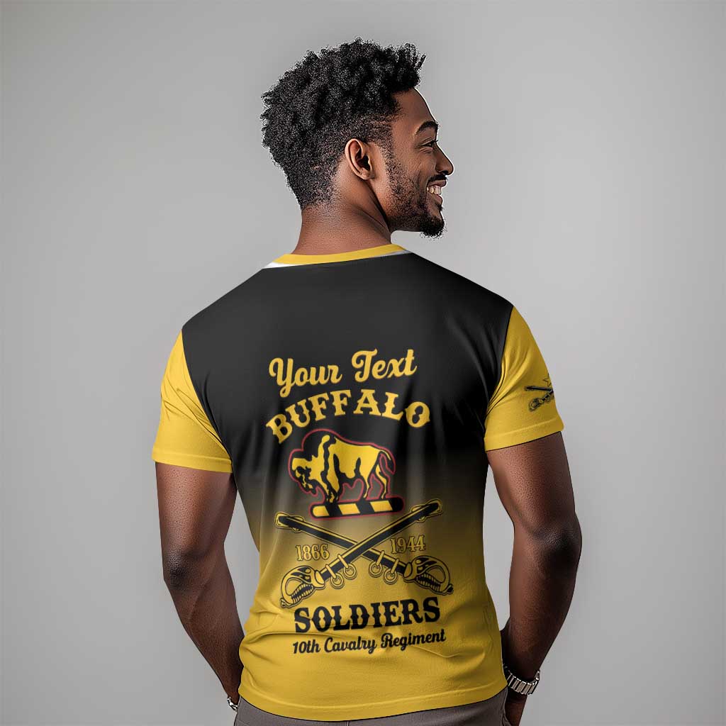 Personalized Afro-Americans Buffalo Soldiers T shirt 10th Cavalry Regiment LT15