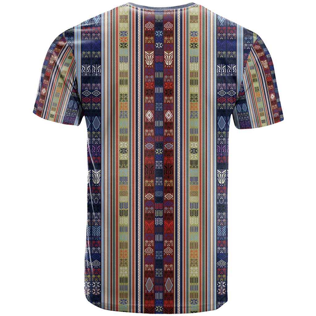 Lamba Mpanjaka Malagasy Traditional Pattern T shirt LT15
